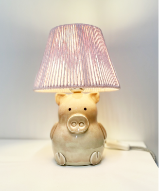 Abażur jasny RÓŻ, 3 rozmiary