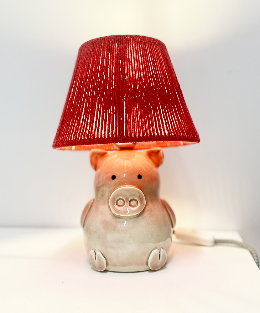 Abażur – ciemny róż, 3 rozmiary