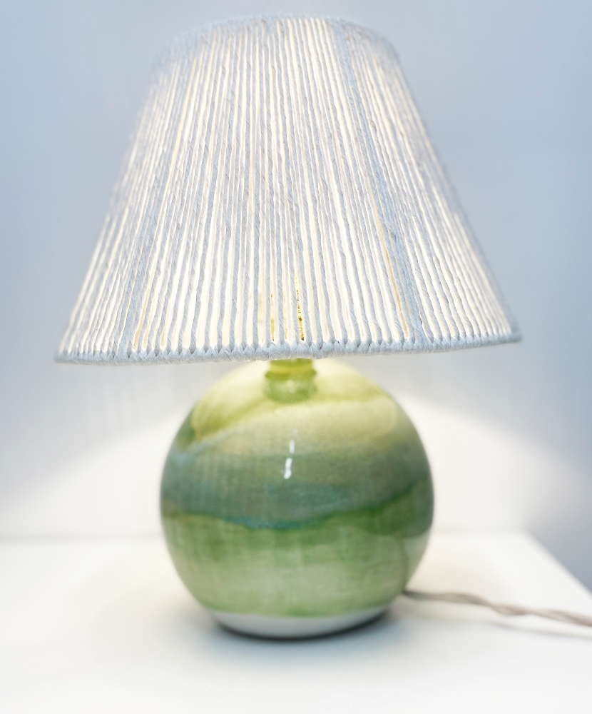 Lampa ceramiczna ASA, wykonana ręcznie, niepowtarzalna, wielobarwna