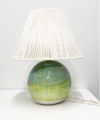 Lampa ceramiczna ASA, wykonana ręcznie, niepowtarzalna, wielobarwna