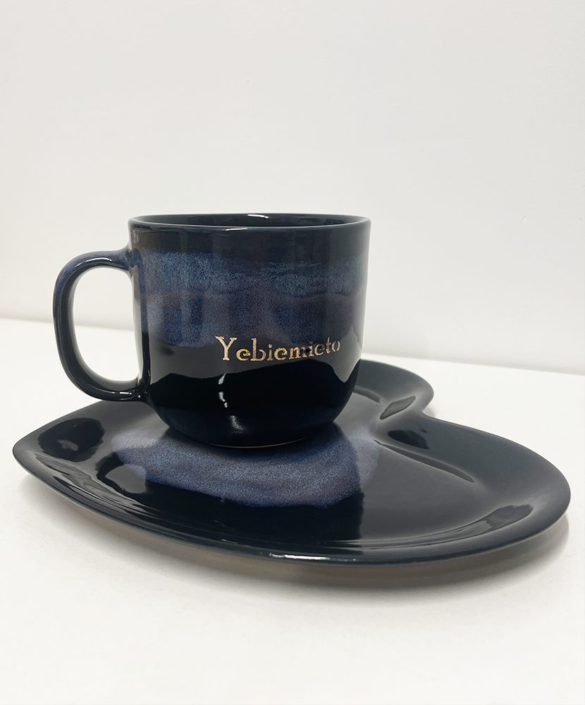 "Yebiemieto" filiżanka 400ml z talerzem