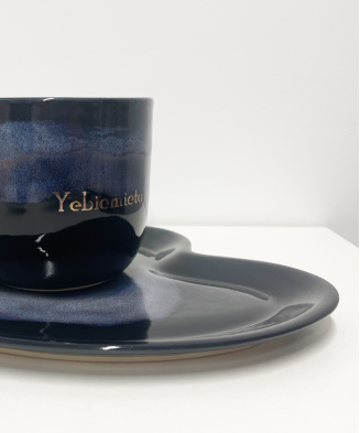 "Yebiemieto" filiżanka 400ml z talerzem