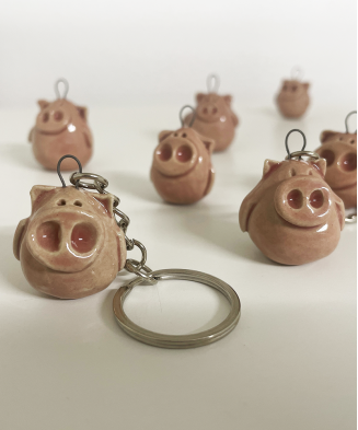 Piggy keychain