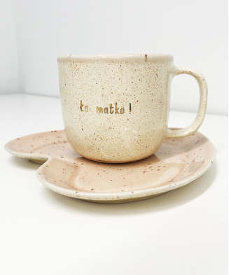 Mug 400ml with plate