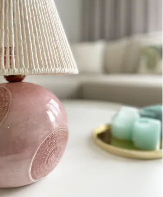 Lampa ceramiczna REN, ręcznie wykonana