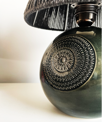 Lampa ceramiczna KIRI, wykonana ręcznie