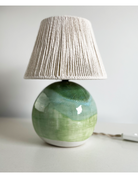Lampa ceramiczna ASA, wykonana ręcznie, niepowtarzalna, wielobarwna