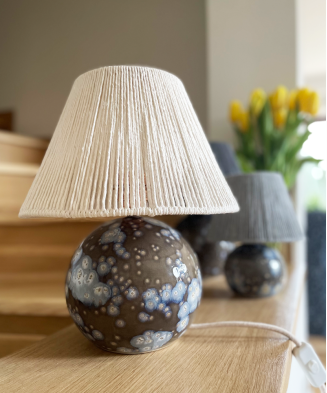 Lampa ceramiczna mała NAO, wykonana ręcznie
