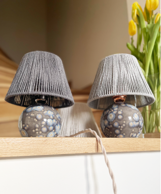 Lampa ceramiczna mała NAO, wykonana ręcznie